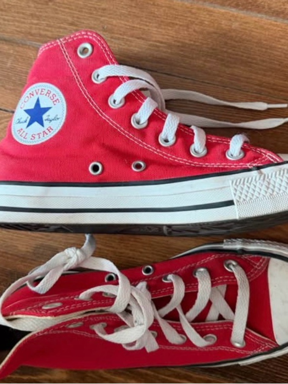 Converse All Star High Top Sneakers - Red
